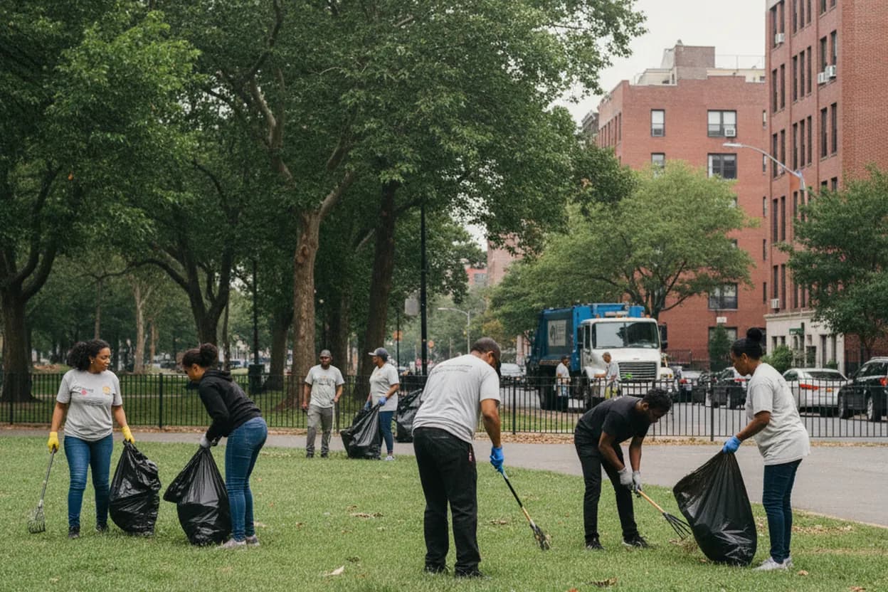 Cover scene for Thomas Jefferson Park Track Laps Before the East Harlem Day Heats Up