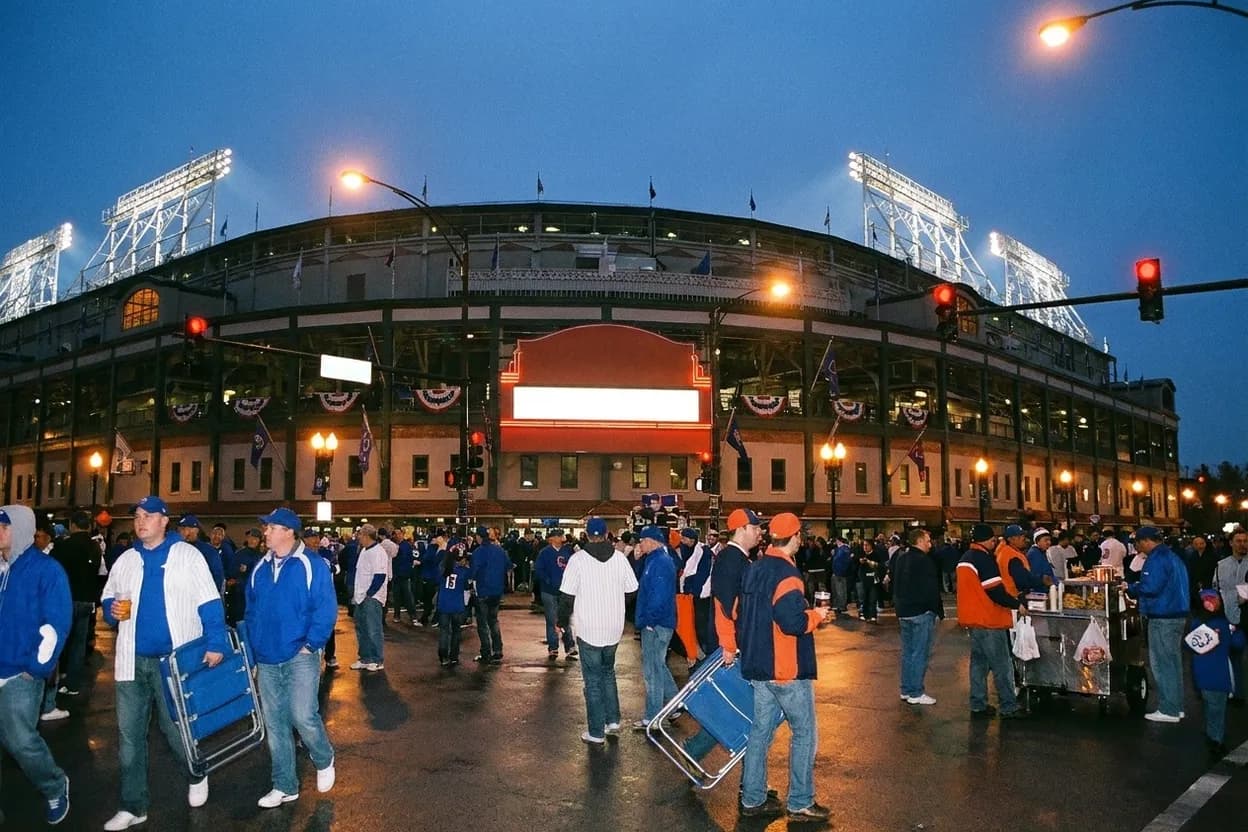 Baseball editorial scene for Tigers vs Cubs: Interleague Playoff Implications for Divisional Races
