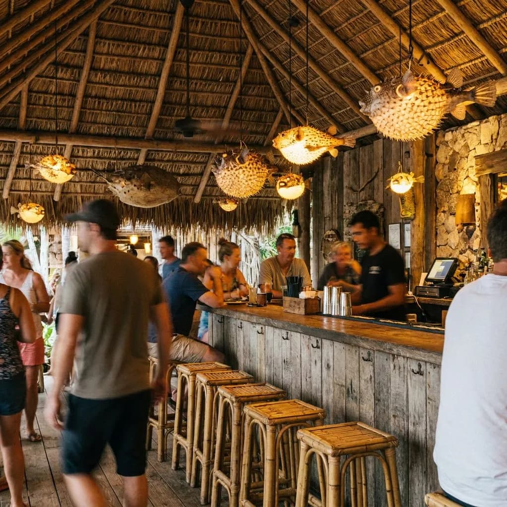 Tiki Bars in Murray Hill with Vintage Glassware and Rum Menus