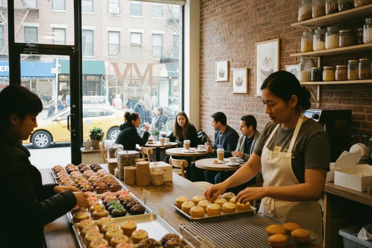 Cover scene for Tonnie’s Minis in Harlem: Cupcakes for a Cheap After-Camp Reward