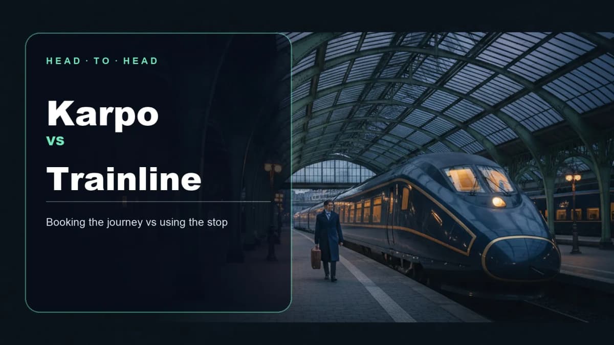 Editorial comparison of Karpo and Trainline