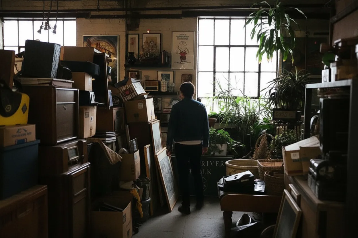NYC experience scene for Treasures in the Trash Visit: An East Harlem Salvage Archive for Object-Curious New Yorkers