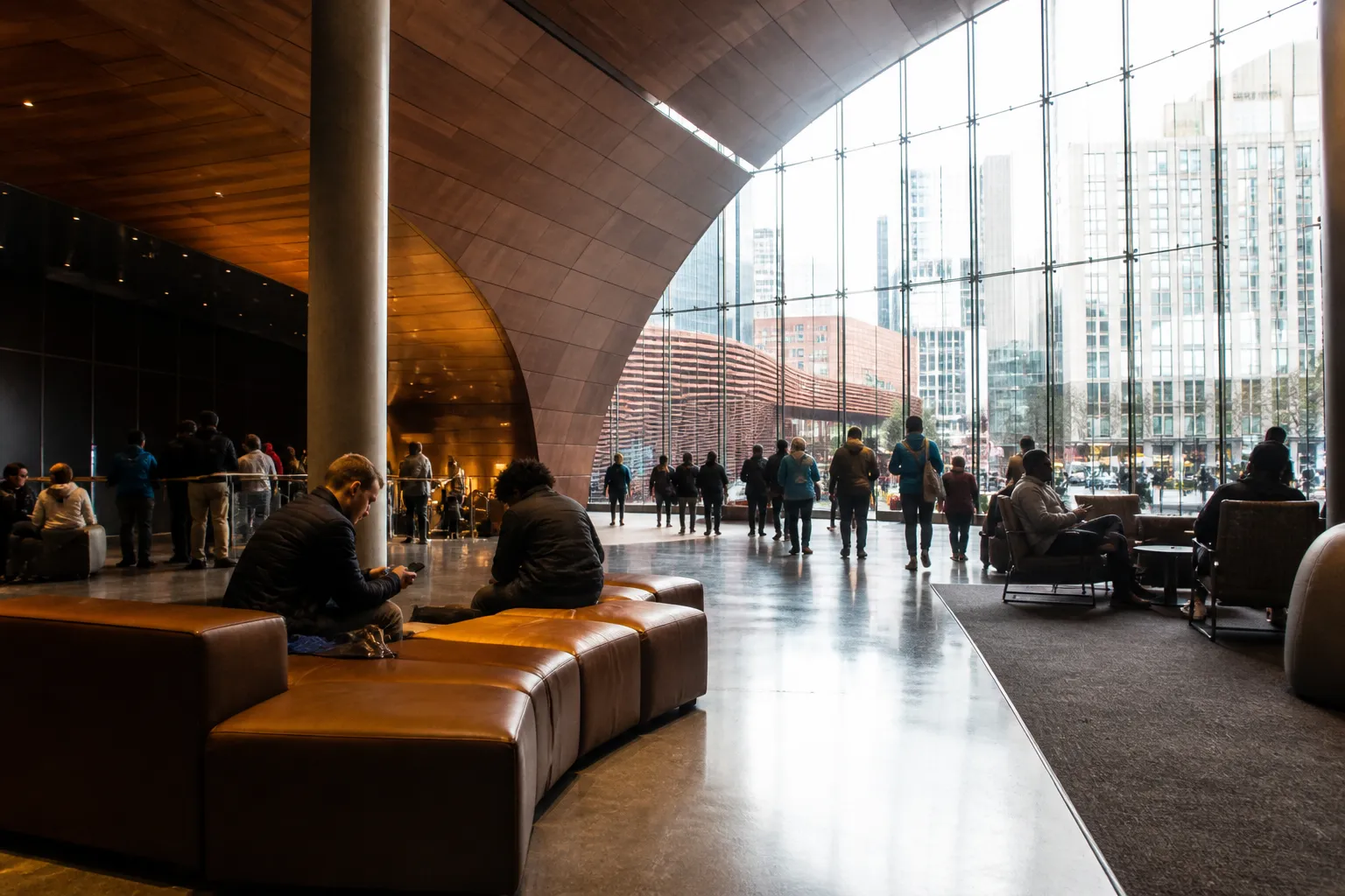 Inline image for Barclays Center: Free NYC Places To Sit Indoors Without Being Moved Along in NYC.