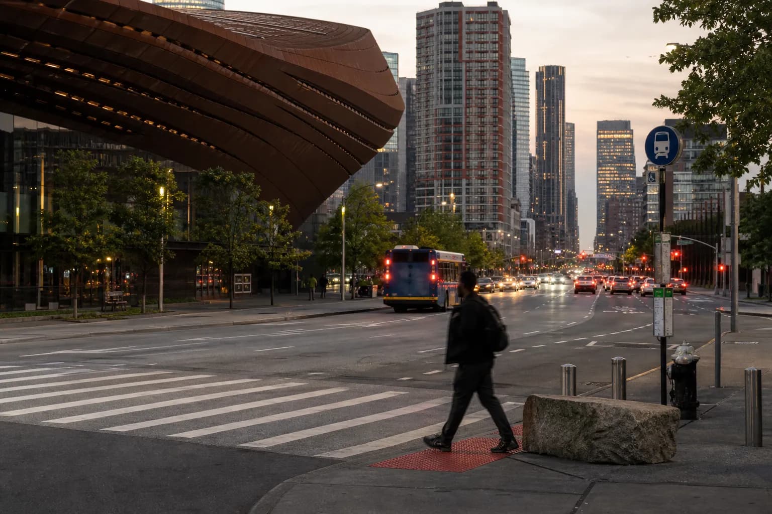 Cover image for Barclays Center: NYC Self-Guided Staten Island Architecture Route By Public Bus in NYC.