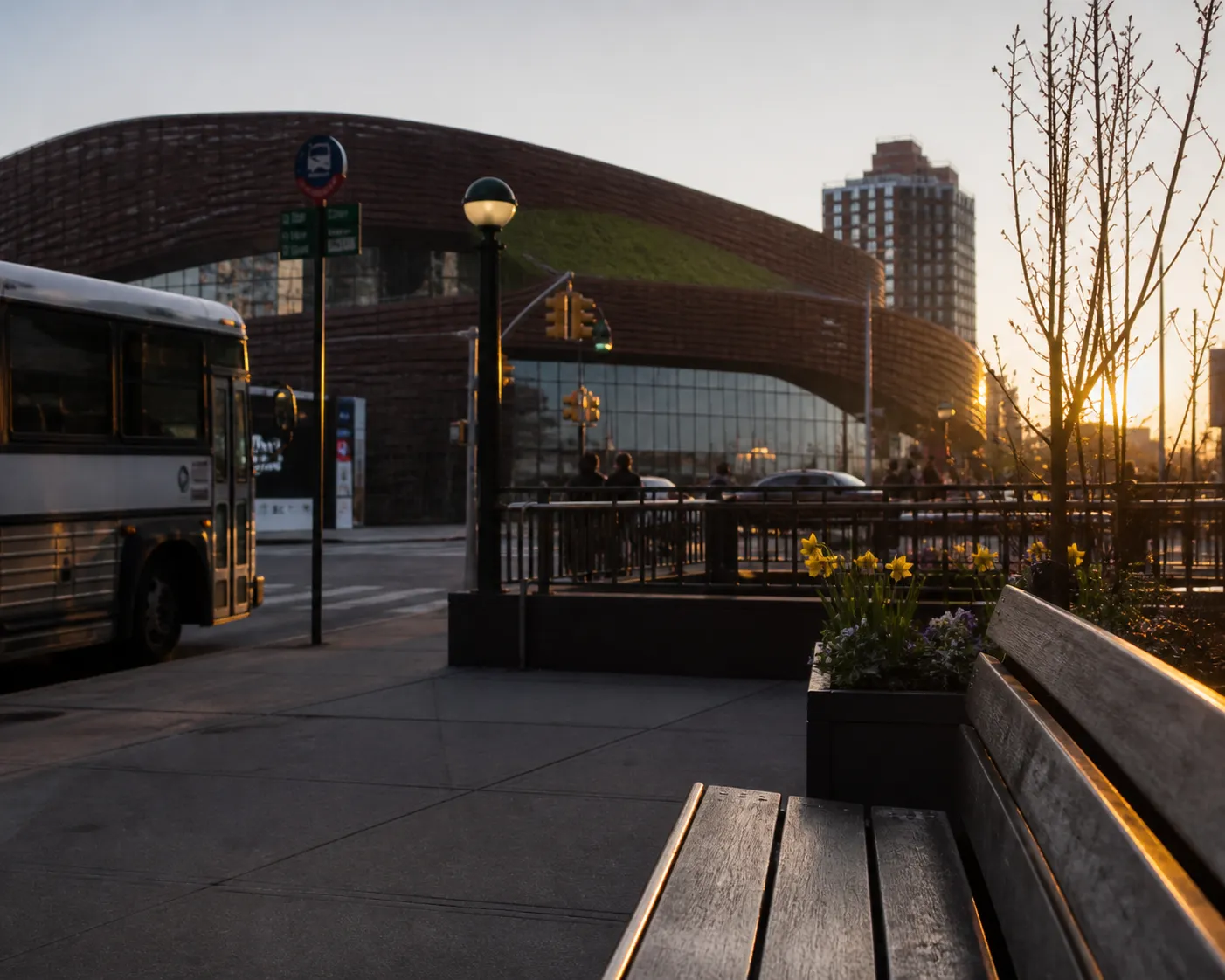 Local NYC scene for Barclays Center: NYC Self-Guided Staten Island Architecture Route By Public Bus.