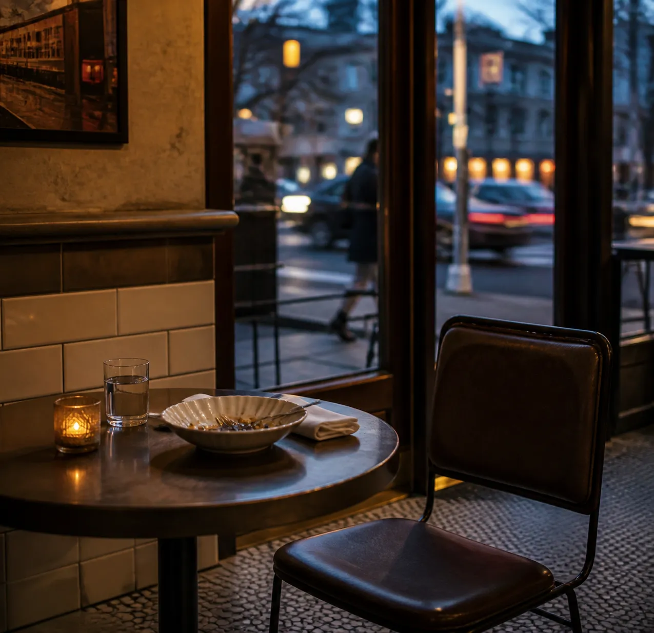 Cover image for Movie Theater: Best NYC Restaurants For Solo Dining Without A Reservation in NYC.