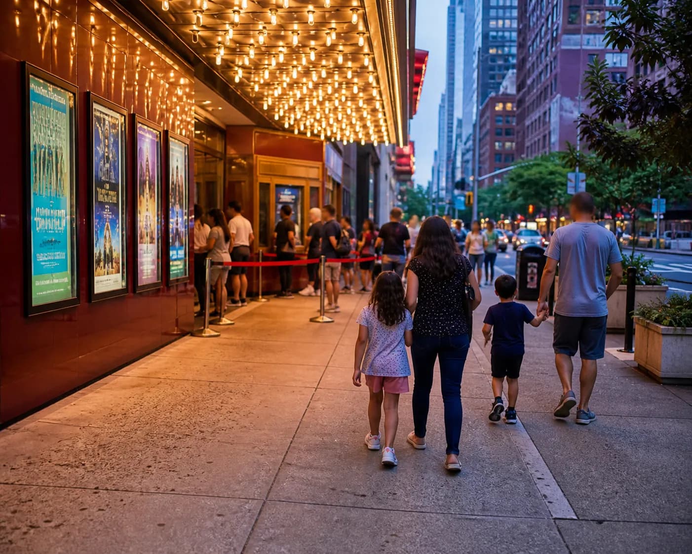 Cover image for Movie Theater: Kids-Eat-Free Deals In NYC For Every Day in NYC.