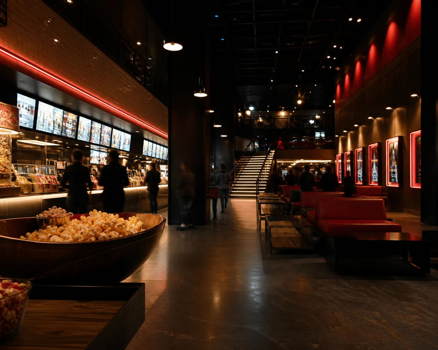 Local NYC scene for Movie Theater: Kids-Eat-Free Deals In NYC For Every Day.