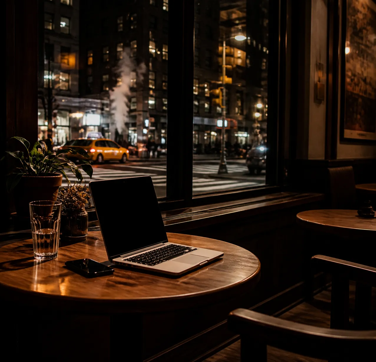 Inline image for Movie Theater: Late-Night NYC Cafés Where You Can Actually Work On A Laptop in NYC.