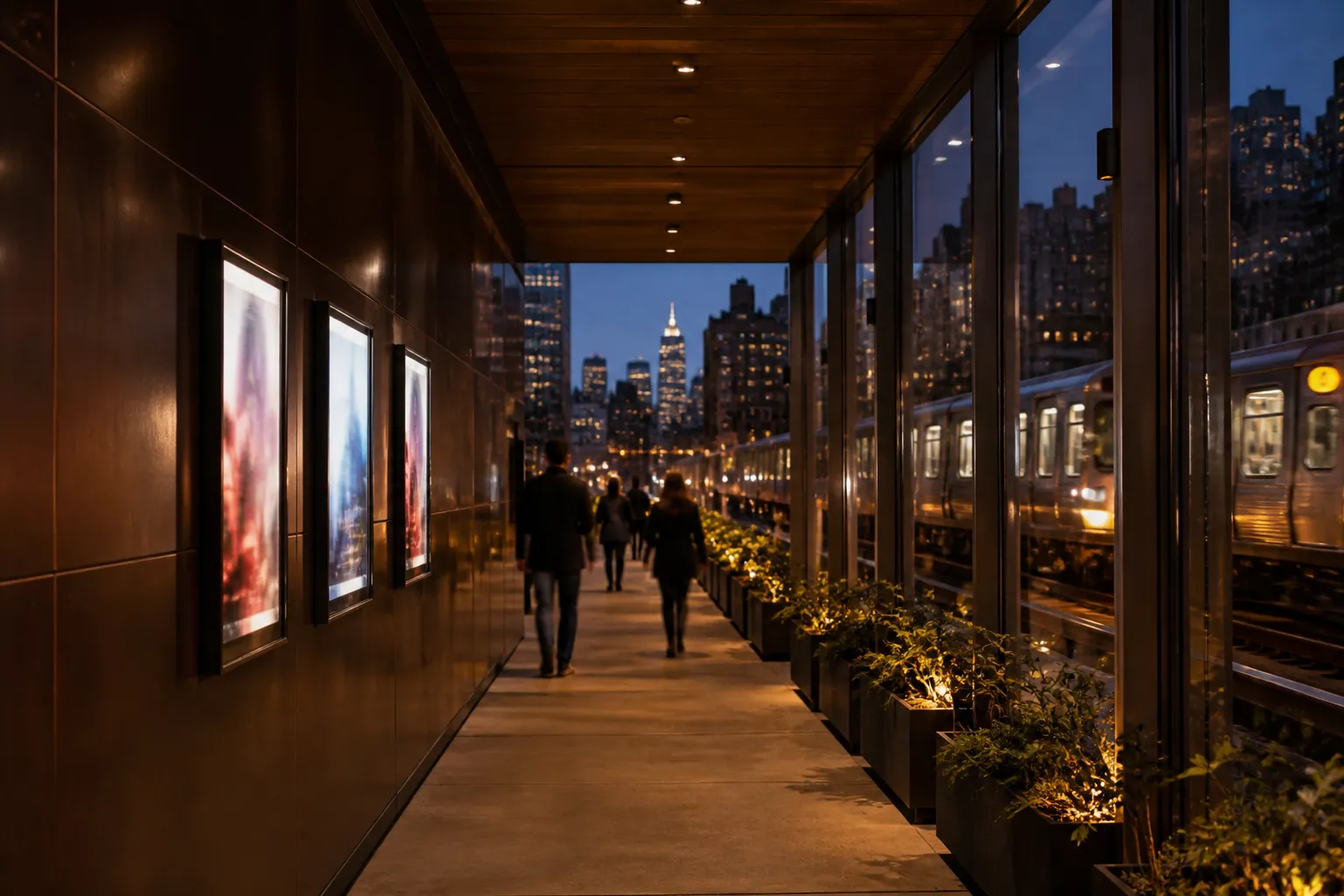 Local NYC scene for Movie Theater: NYC Date Spots Halfway Between Two Boroughs.