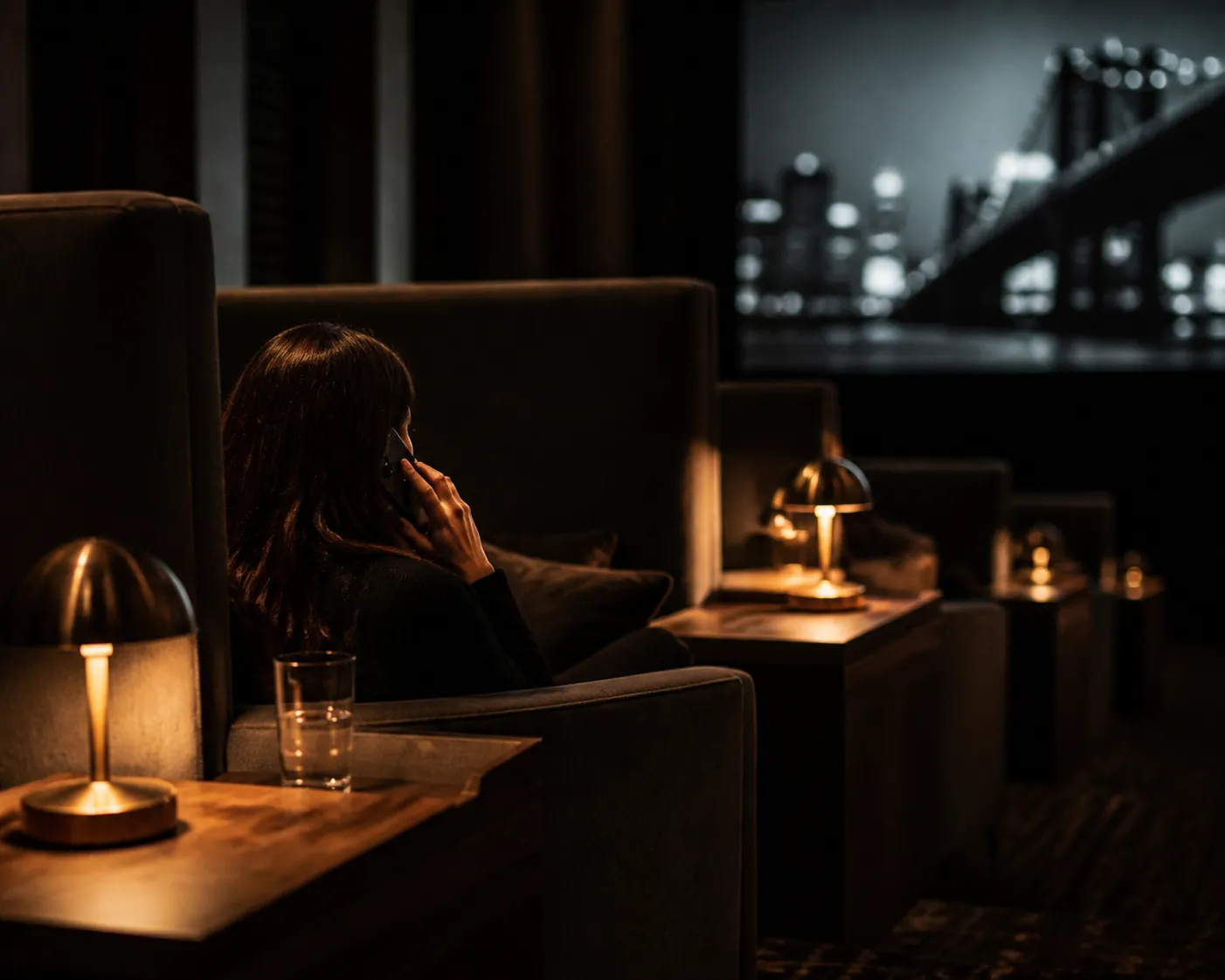 Cover image for Movie Theater: Private Booths And Quiet Spaces For Taking A Call In NYC in NYC.