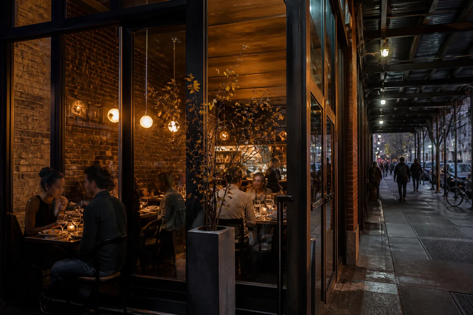 Cover image for Movie Theater: Quiet NYC Restaurants Where You Can Hear Your Conversation in NYC.