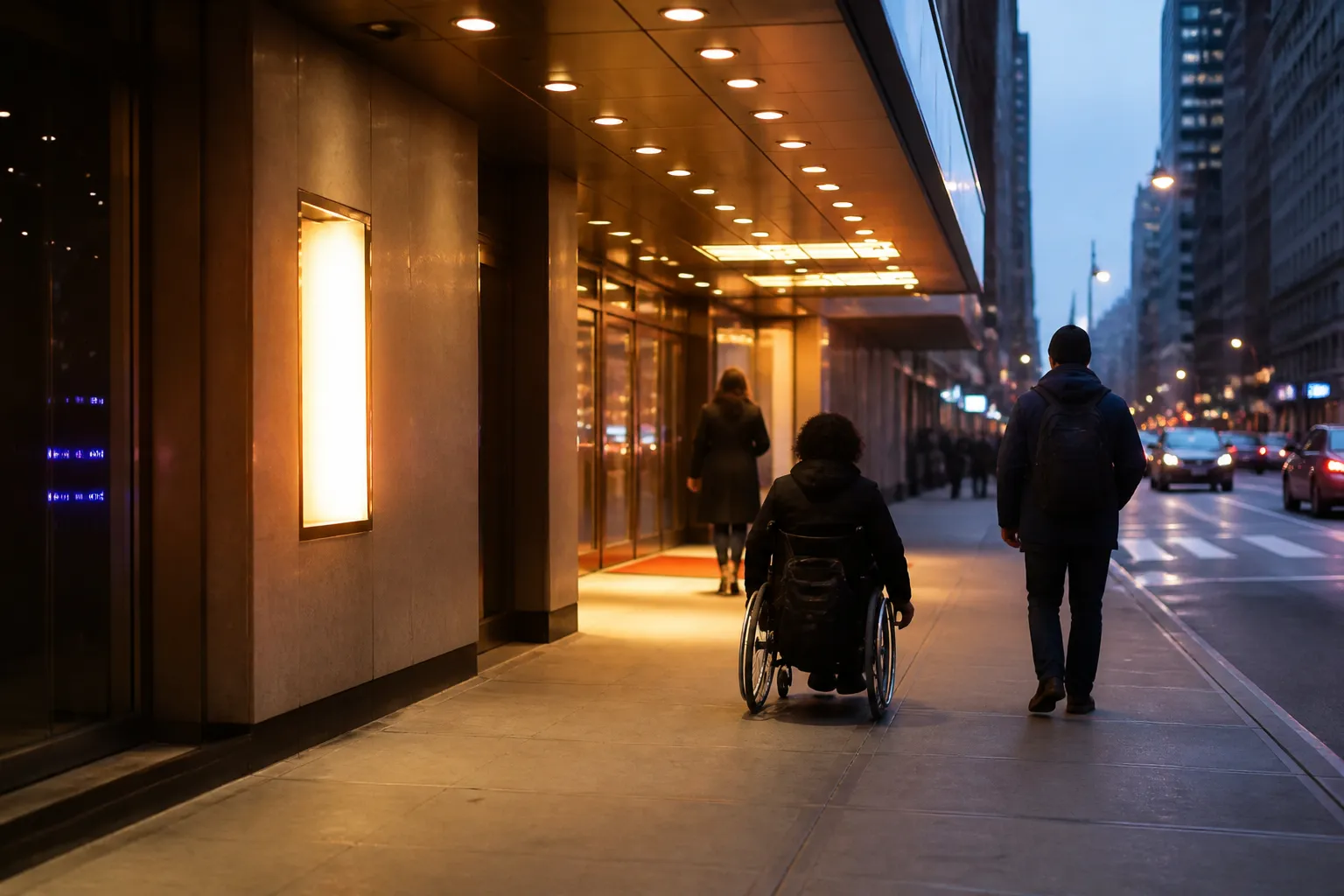Cover image for Movie Theater: NYC The Accessible Broadway Guide: Entrances, Seating, Captioning And Restrooms in NYC.