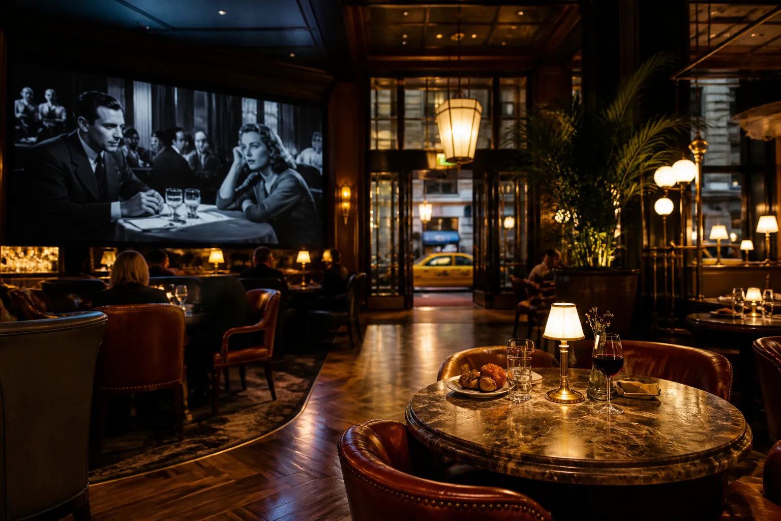Cover image for Movie Theater: Where To Eat Thanksgiving Dinner Alone In NYC in NYC.