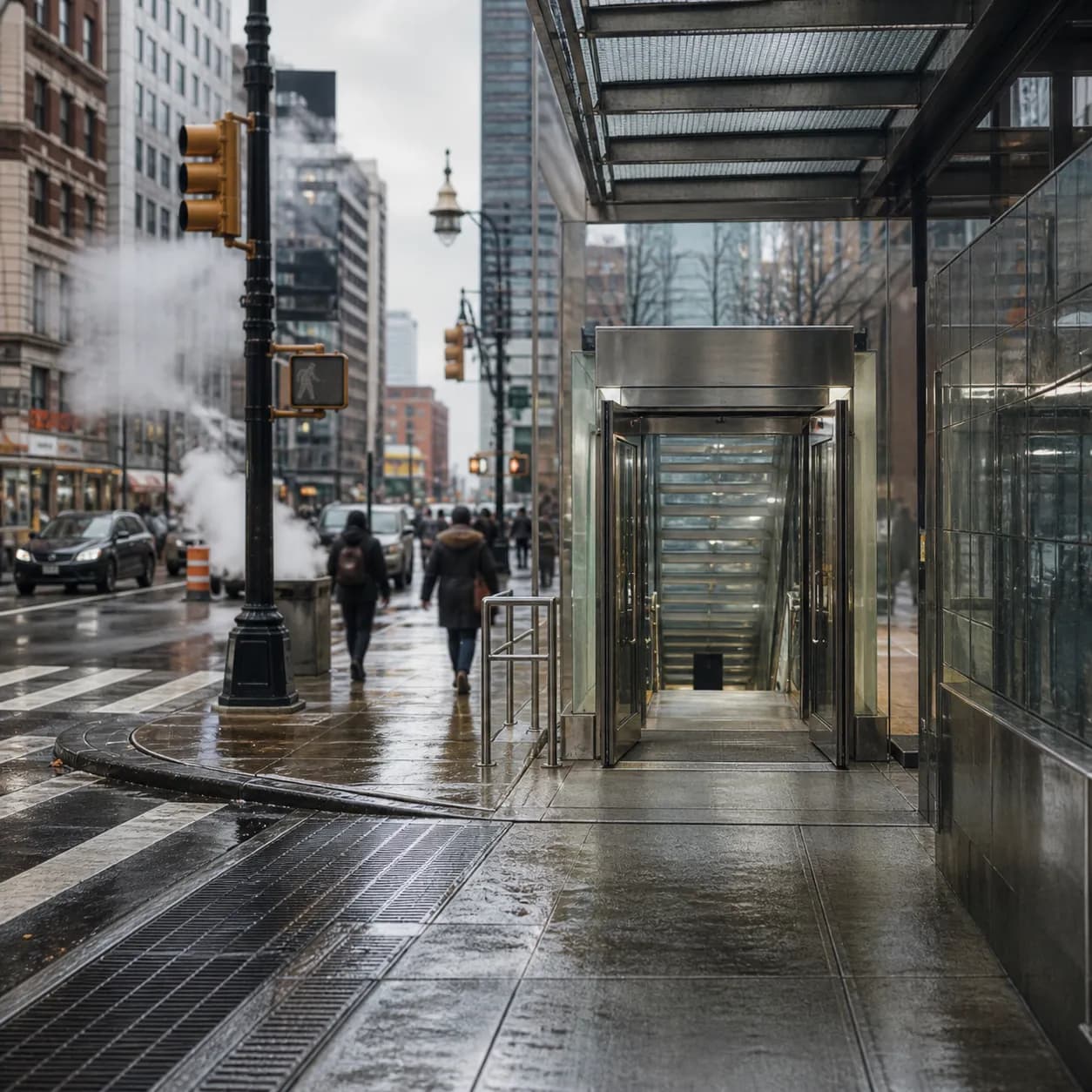 Cover image for Movie Theater: Where To Watch The NYC Marathon Near Restrooms And Subway Elevators in NYC.