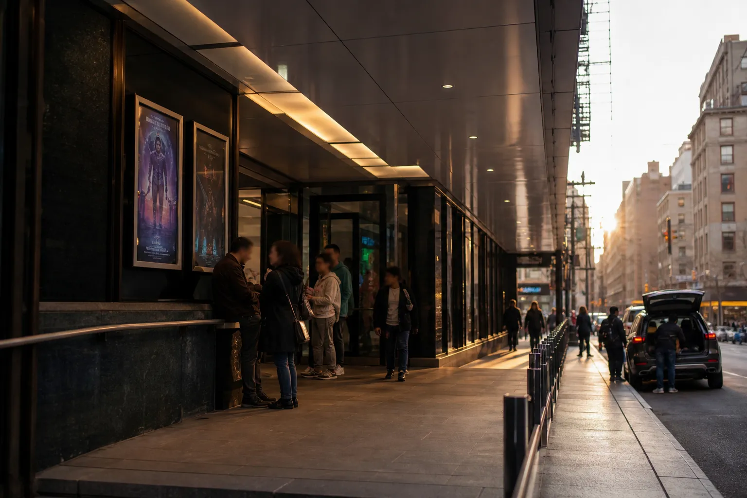 Local NYC scene for Regal Movie Theater: NYC Mother’s Day Ideas For Moms Who Cannot Walk Long.