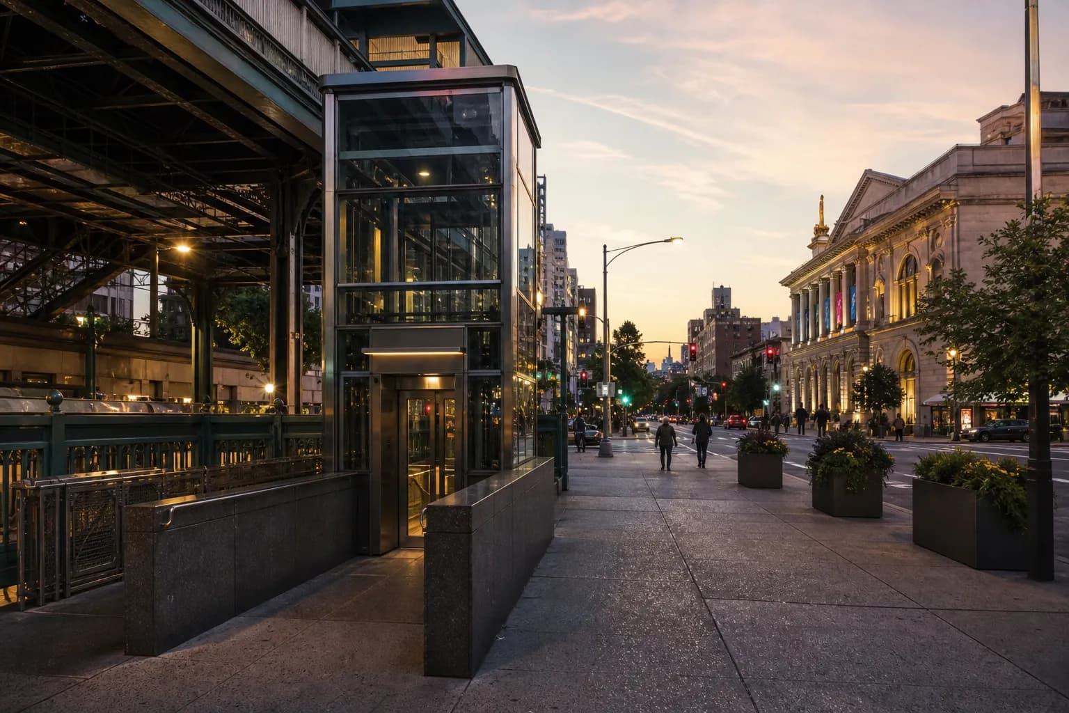 Local NYC scene for Regal Movie Theater: NYC Museums With Tactile Tours And Audio Description.