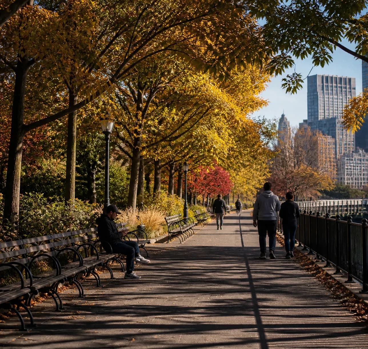 Cover image for Weather Heat Wave: Low-Crowd Fall Foliage Route Through NYC Parks in NYC.