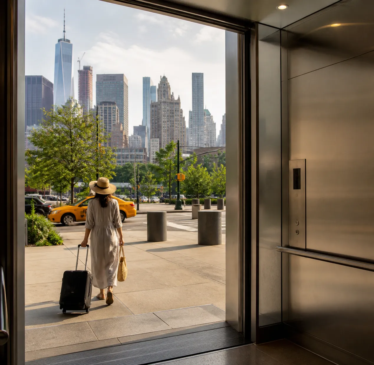 Local NYC scene for Weather Heat Wave: Step-Free Hudson Valley Getaways From NYC.