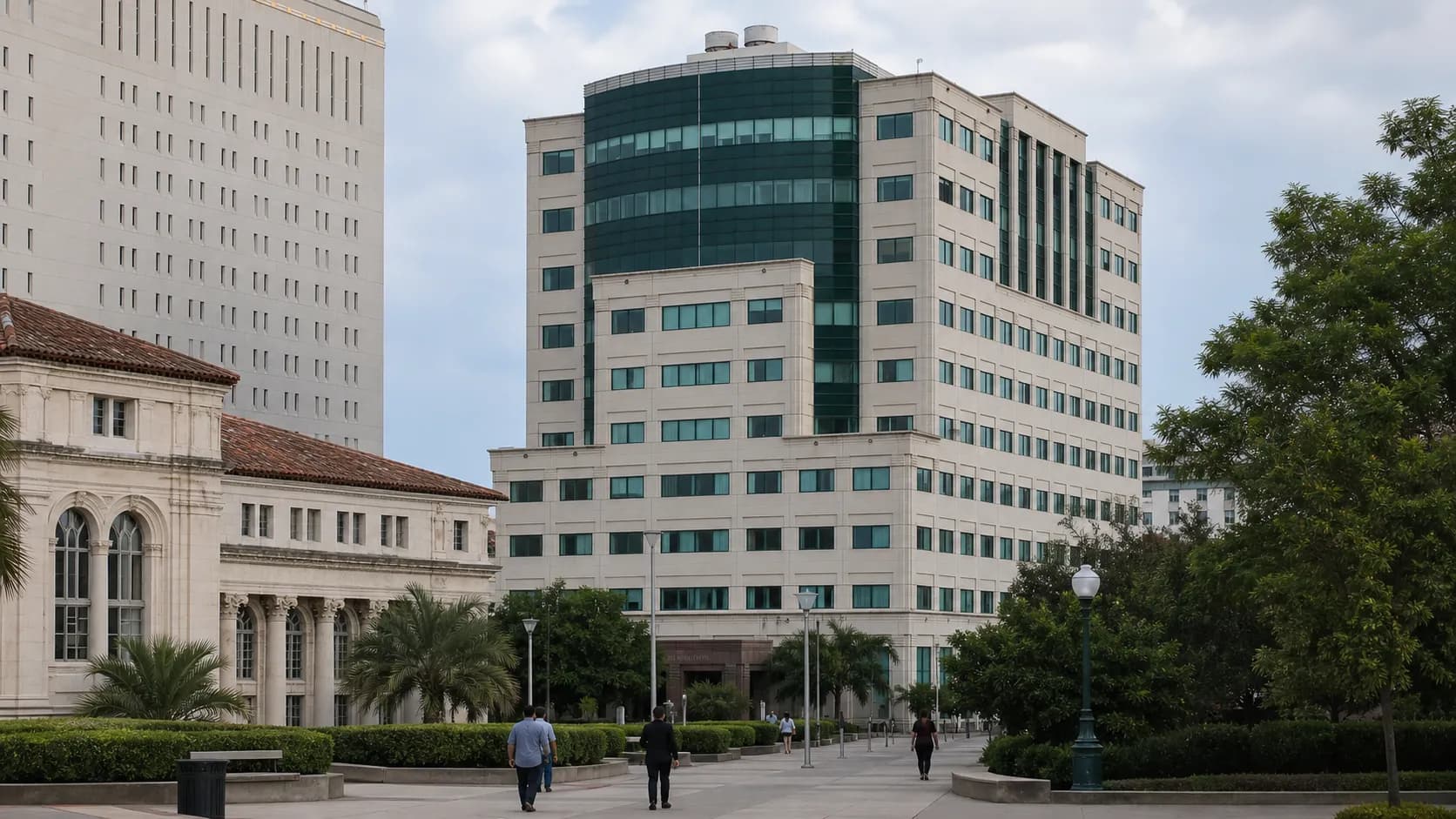 Federal courthouse exterior in Miami representing the court where the BBC lawsuit is pending.
