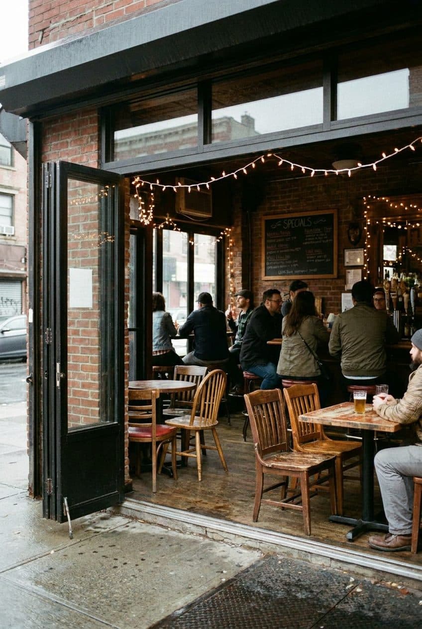 A Tuesday Night at the Queer-Friendly Bar on a Ridgewood Corner - cover