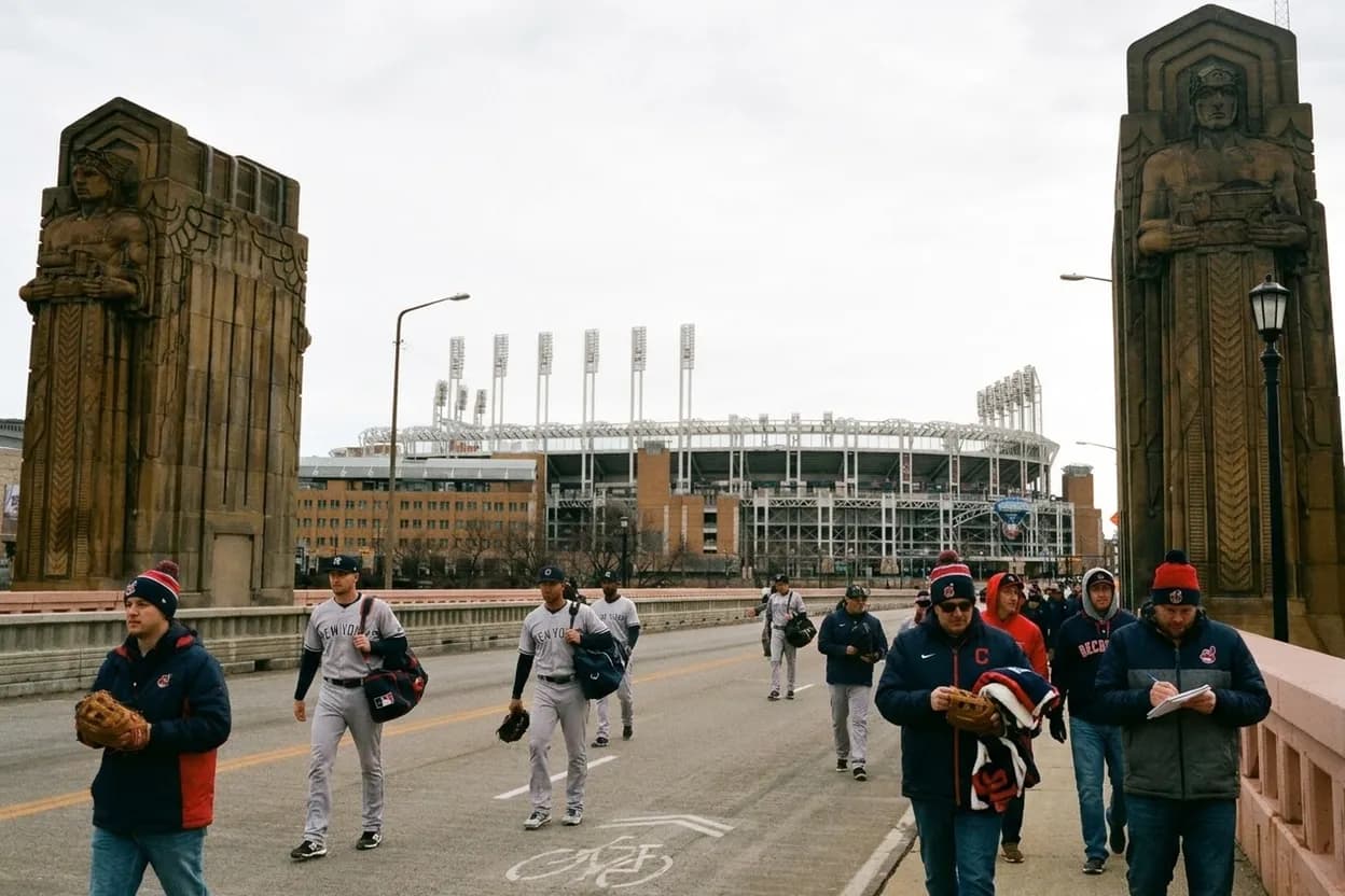 Baseball editorial scene for Twins vs Guardians: AL Central Battle for Division Lead