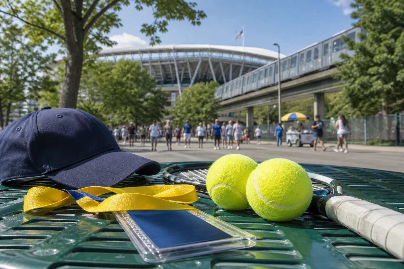 A bright Queens local-life scene connected to Drake Kick Stream Hangouts After US Open 2026 Matches.
