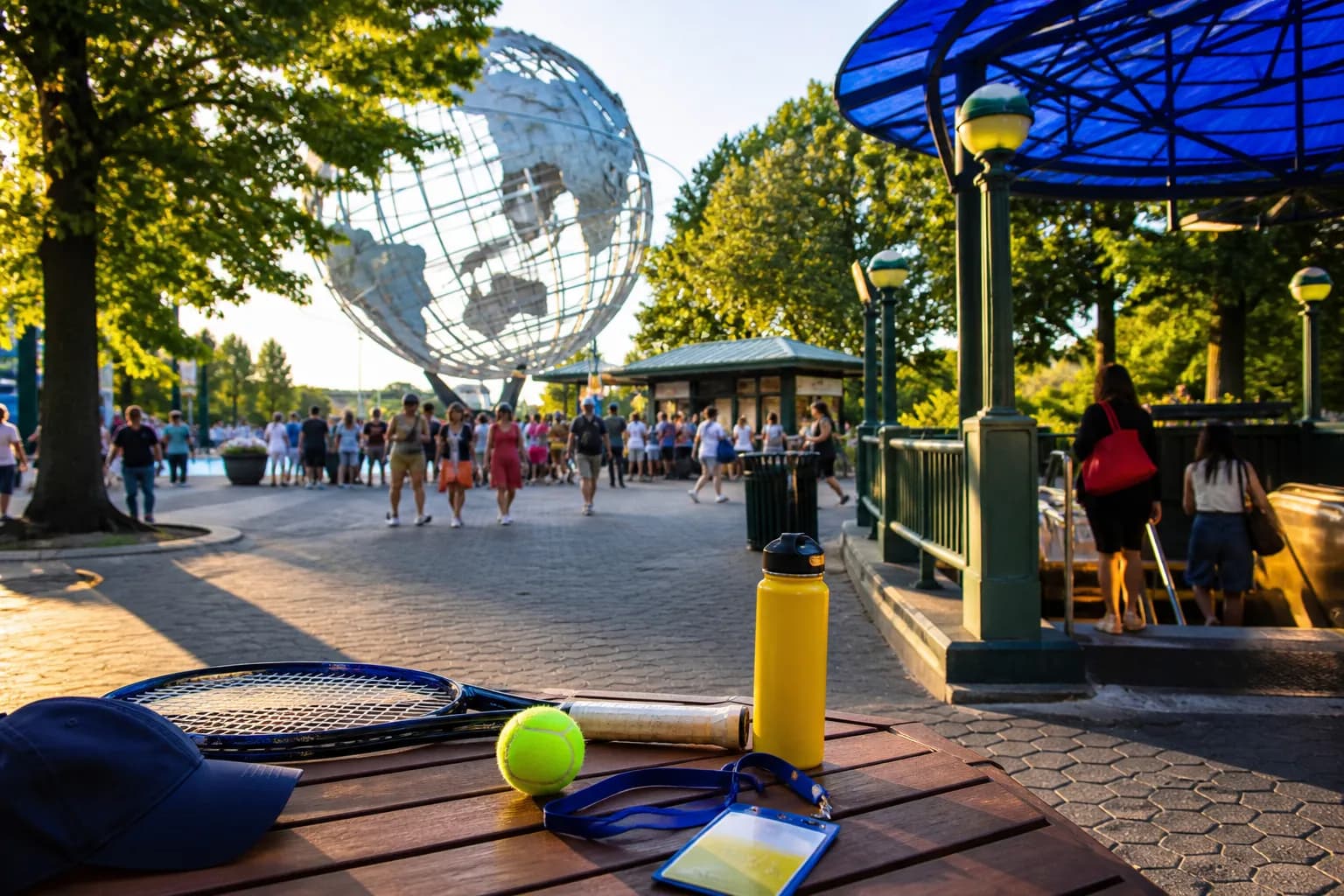 A bright Queens local-life scene connected to Star Wars Pop-Up Stops Before US Open 2026 Evening Sessions.