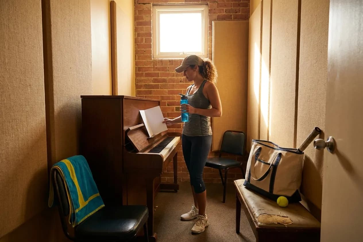 A bright Queens local-life scene connected to Ariana Grande Vocal Warm-Up Studios Near 2026 US Open Queens.