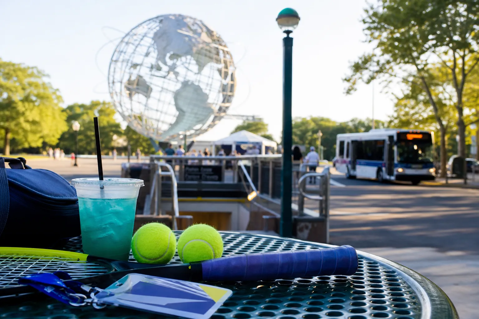A bright Queens local-life scene connected to Mountain Dew Baja Blast Cooler Routes Near US Open 2026.