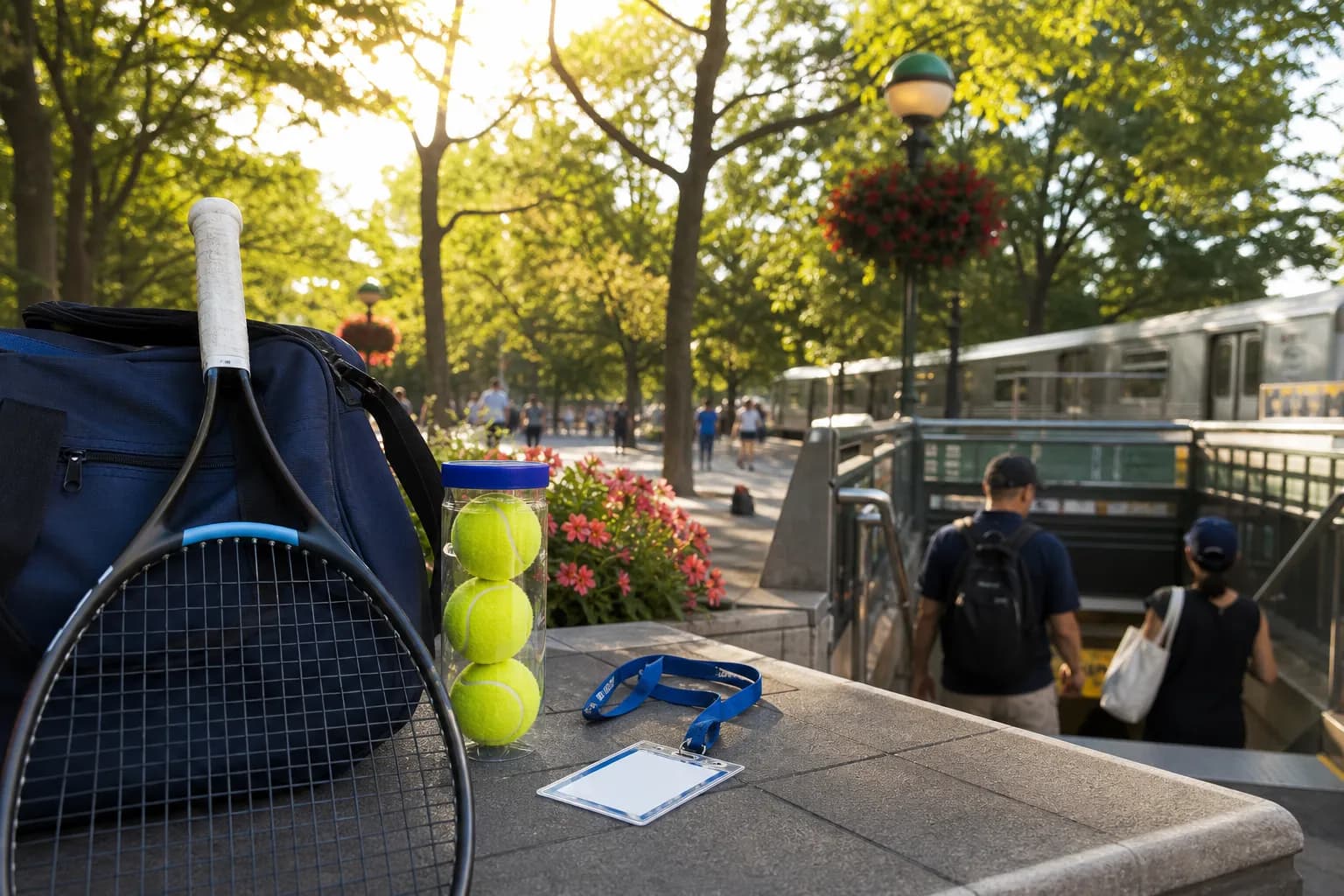 A bright Queens local-life scene connected to NFL Preseason Watch Bars After US Open 2026 Day Sessions.