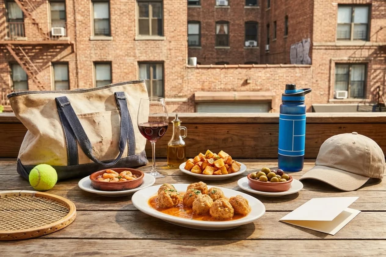Bright New York local-life cover for Ceuta Cuisine in NYC: Spanish Tapas Spots Near 2026 Open.