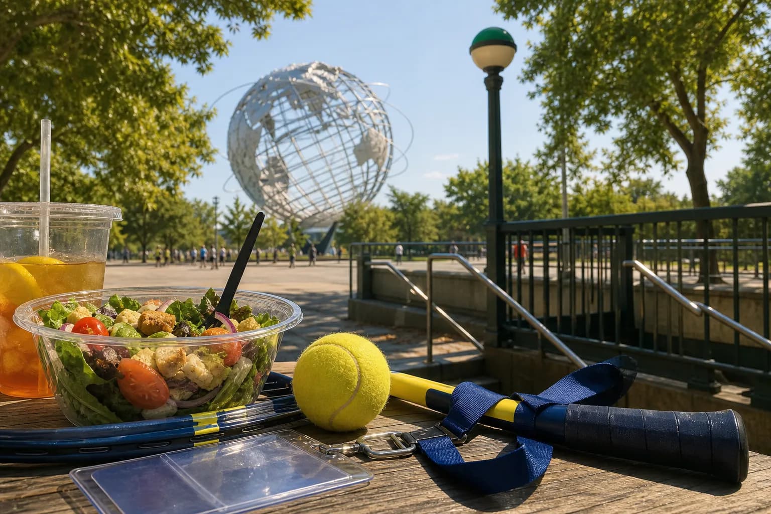 A bright Queens local-life scene connected to FedEx Cup Standings Golf Lunch Spots During US Open 2026.