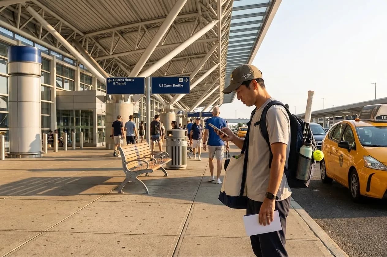 Bright New York local-life cover for Japan Earthquake Travel Prep for International US Open Fans.