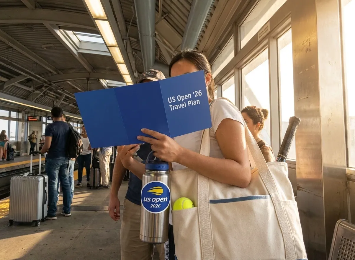 A bright Queens local-life scene connected to Japan Earthquake Travel Prep for International US Open Fans.