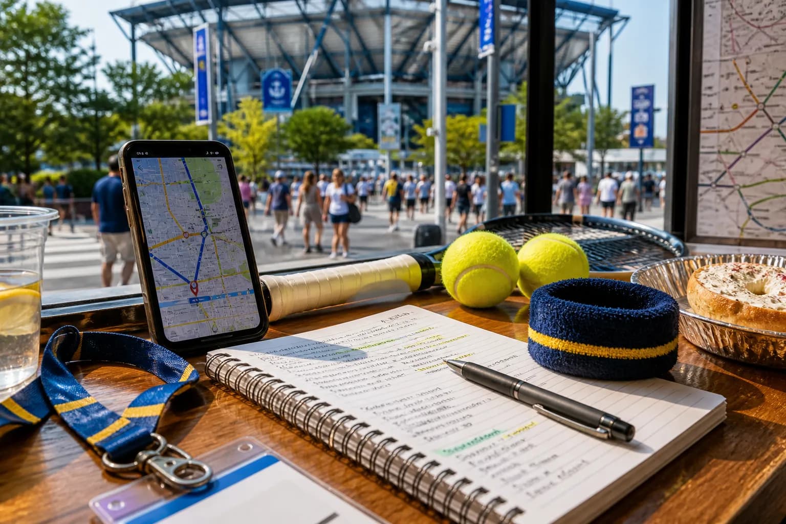 A bright New York local-life cover for Zohran Mamdani Queens Civic Stops Around US Open 2026, with US Open 2026 tennis details.