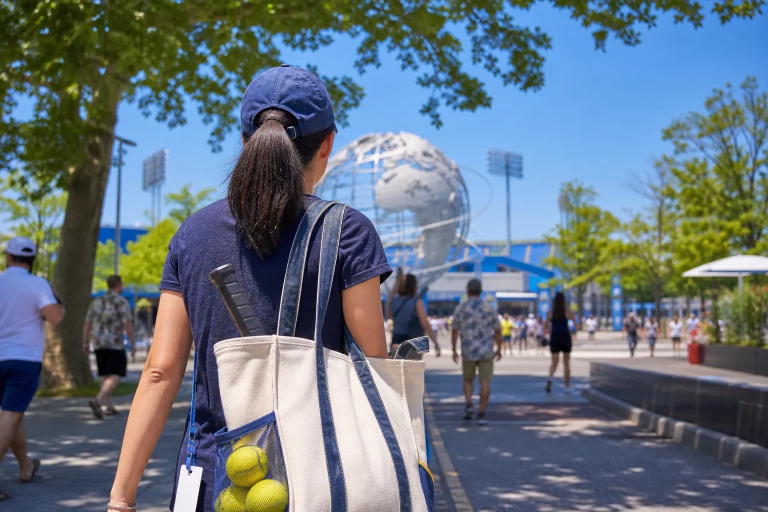 A bright New York local-life cover for National Hurricane Center Weather Checks Before US Open 2026, with US Open 2026 tennis details.