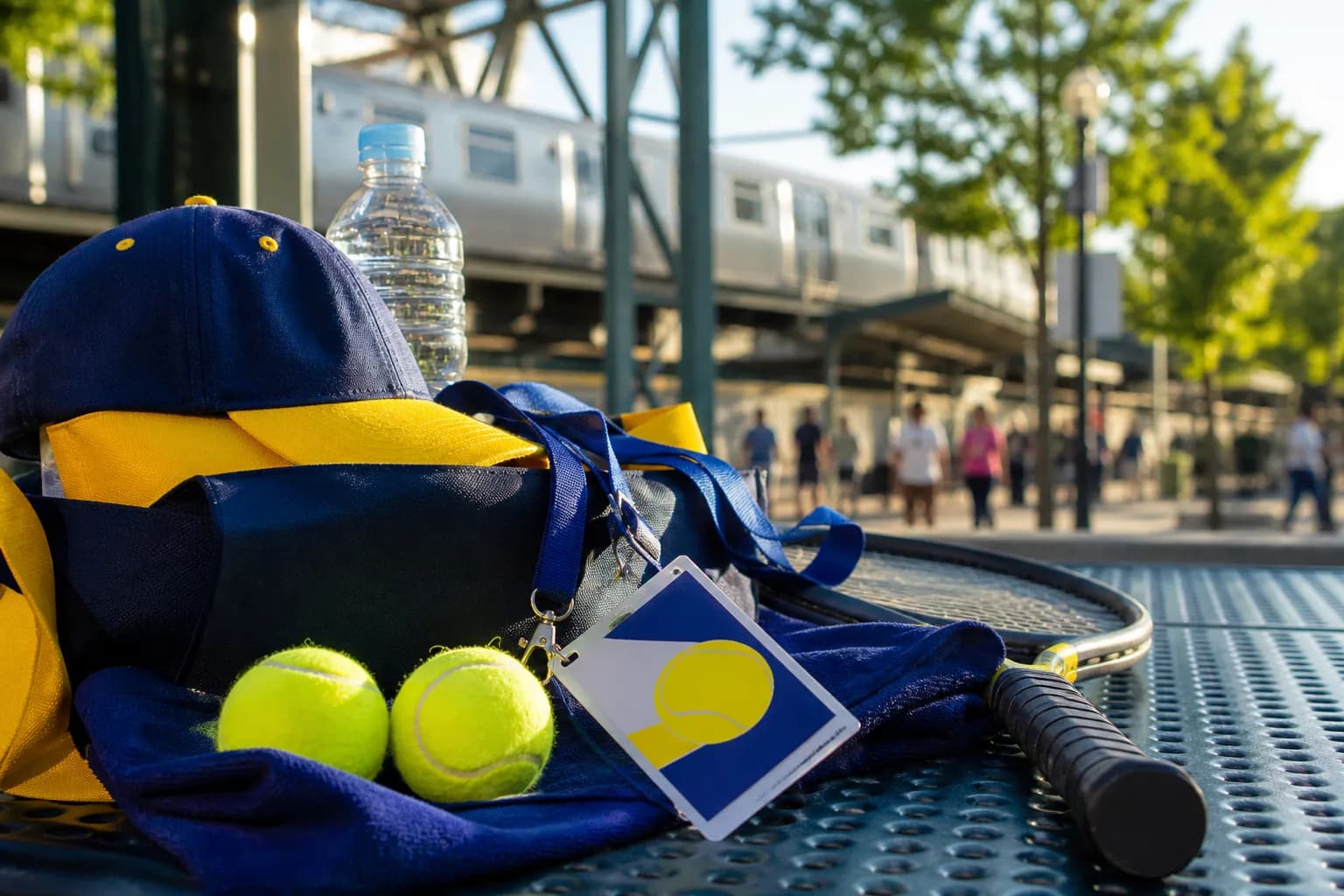 A bright Queens local-life scene connected to National Hurricane Center Weather Checks Before US Open 2026.