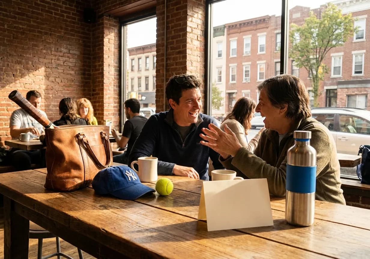 A bright Queens local-life scene connected to MLB Trades Discussion: Queens Coffee Shops for Baseball Talk Open Week.