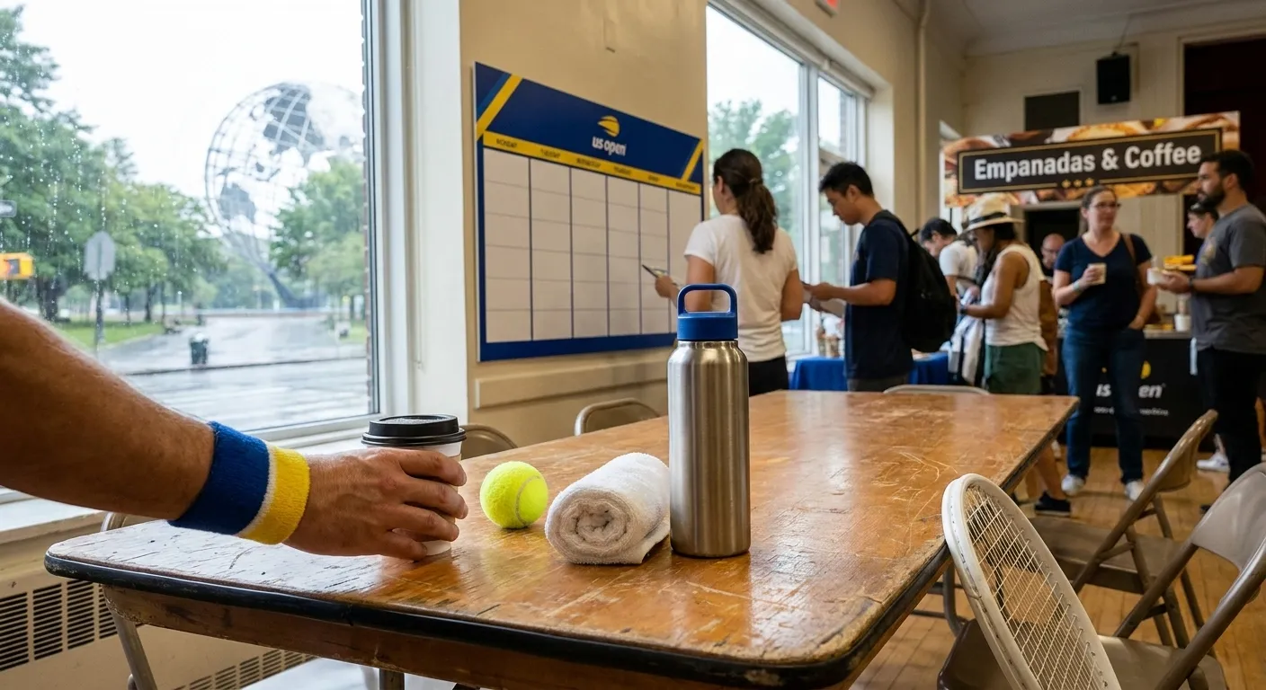 Bright Queens local-life detail for Tigres Whitecaps Route Before US Open 2026 Weather Backup.