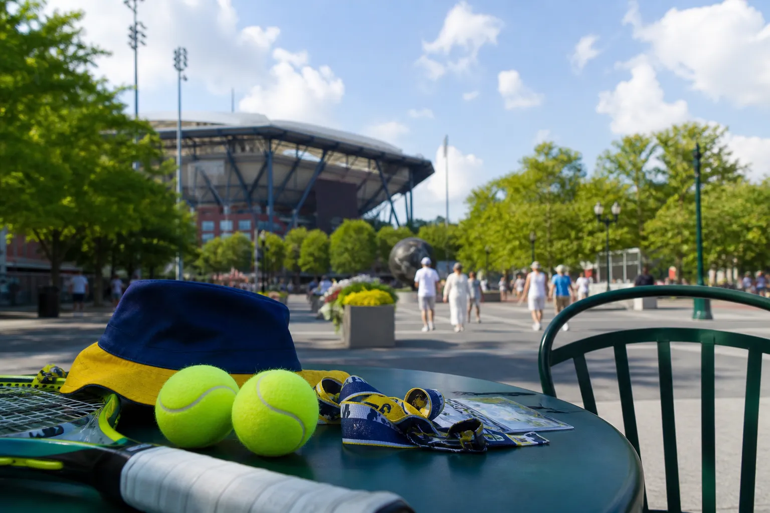 A bright Queens local-life scene connected to Kirk Cousins NFL Talk Bars After US Open 2026.