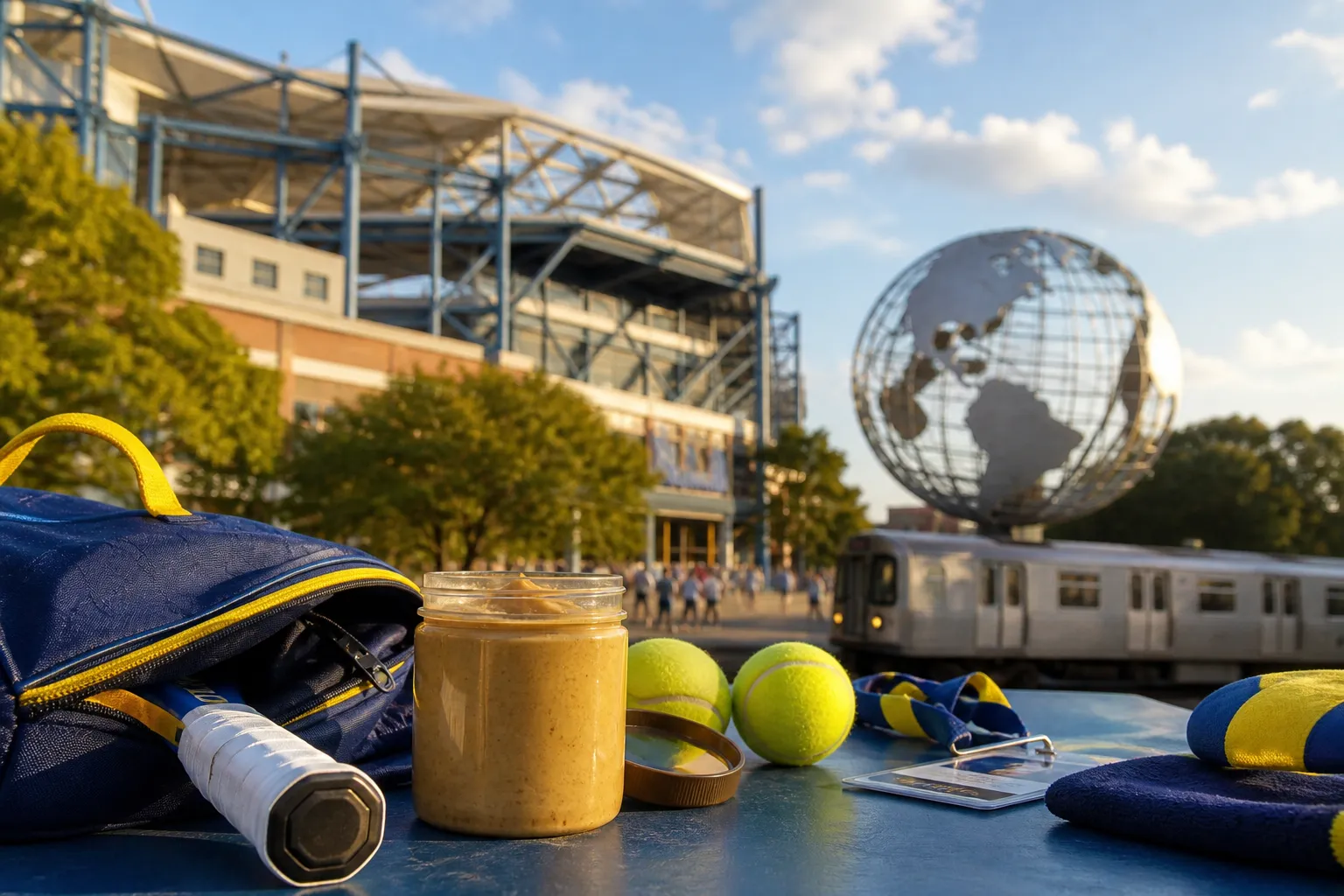 A bright New York local-life cover for Walmart Pistachio Nut Butter Recall Snack Safety Near US Open 2026, with US Open 2026 tennis details.