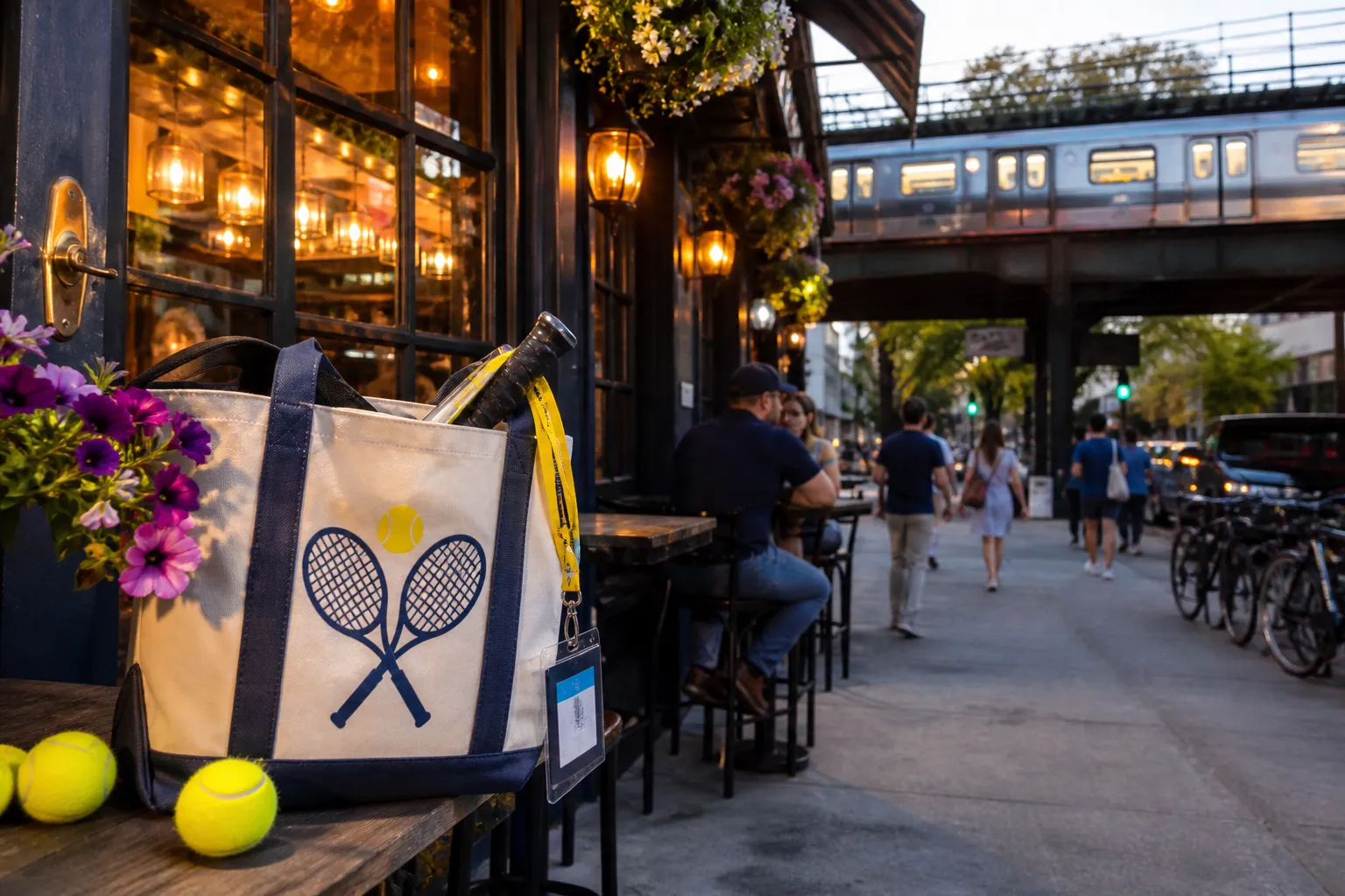 A bright New York local-life cover for Ted Lasso Pub Plans Around US Open 2026, with US Open 2026 tennis details.