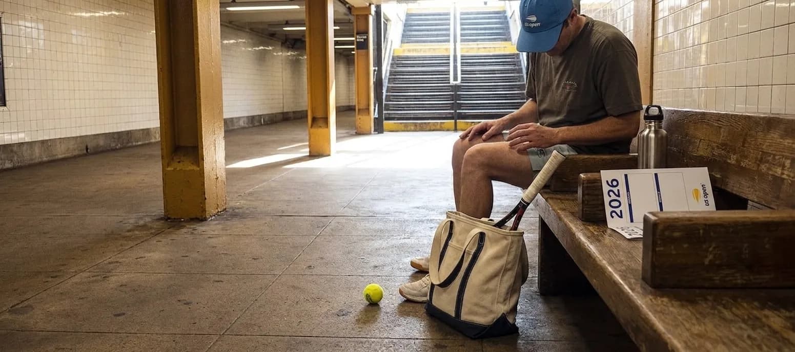 A bright Queens local-life scene connected to Madison Beer Pop Walks for US Open Subway Rides.