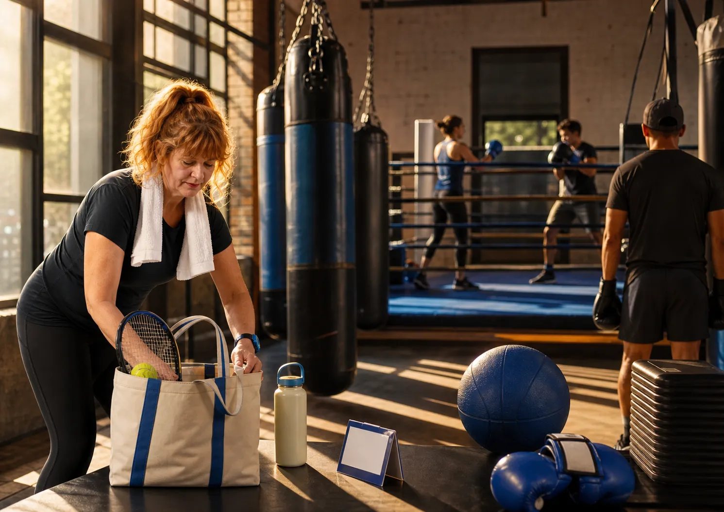 A bright Queens local-life scene connected to The Punisher Fans Boxing Fitness Studios Near 2026 US Open.