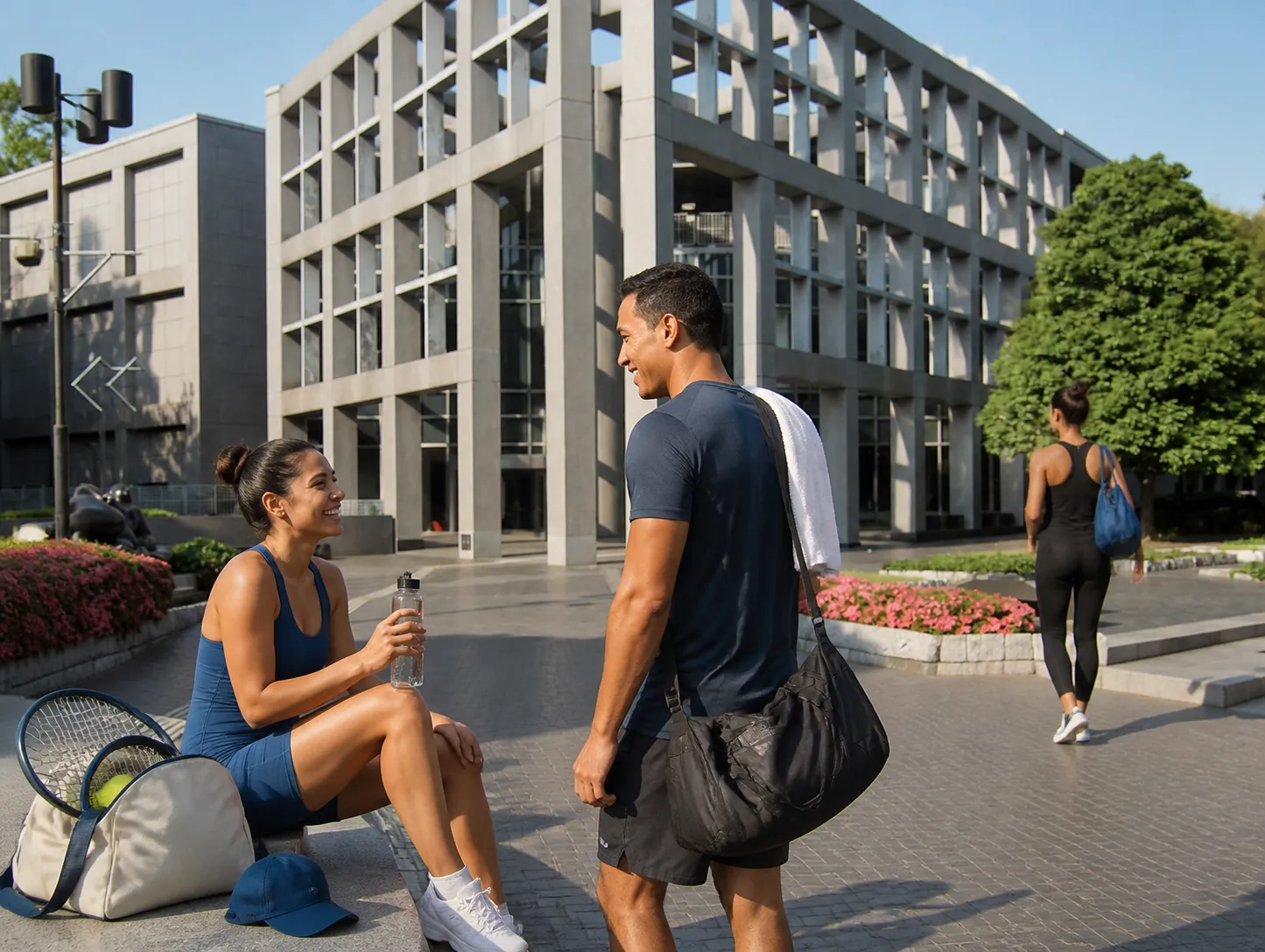 A bright Queens local-life scene connected to The Punisher Fans Boxing Fitness Studios Near 2026 US Open.
