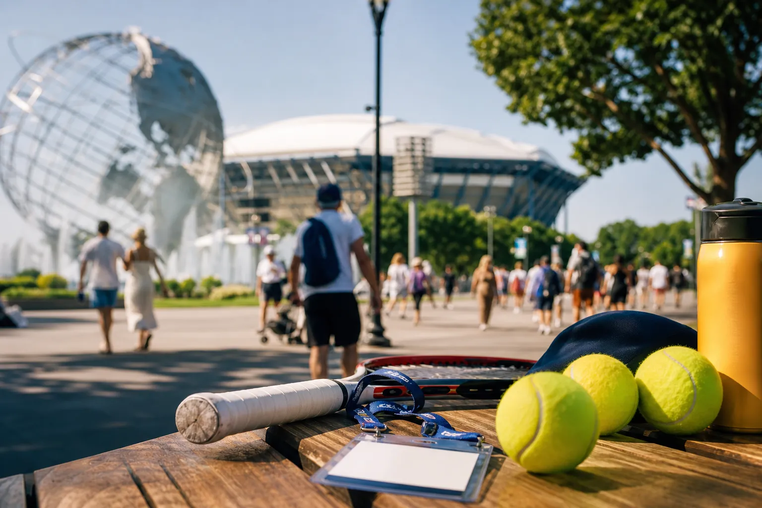 A bright Queens local-life scene connected to Aces vs Lynx WNBA Rooftop Viewing Near US Open 2026.