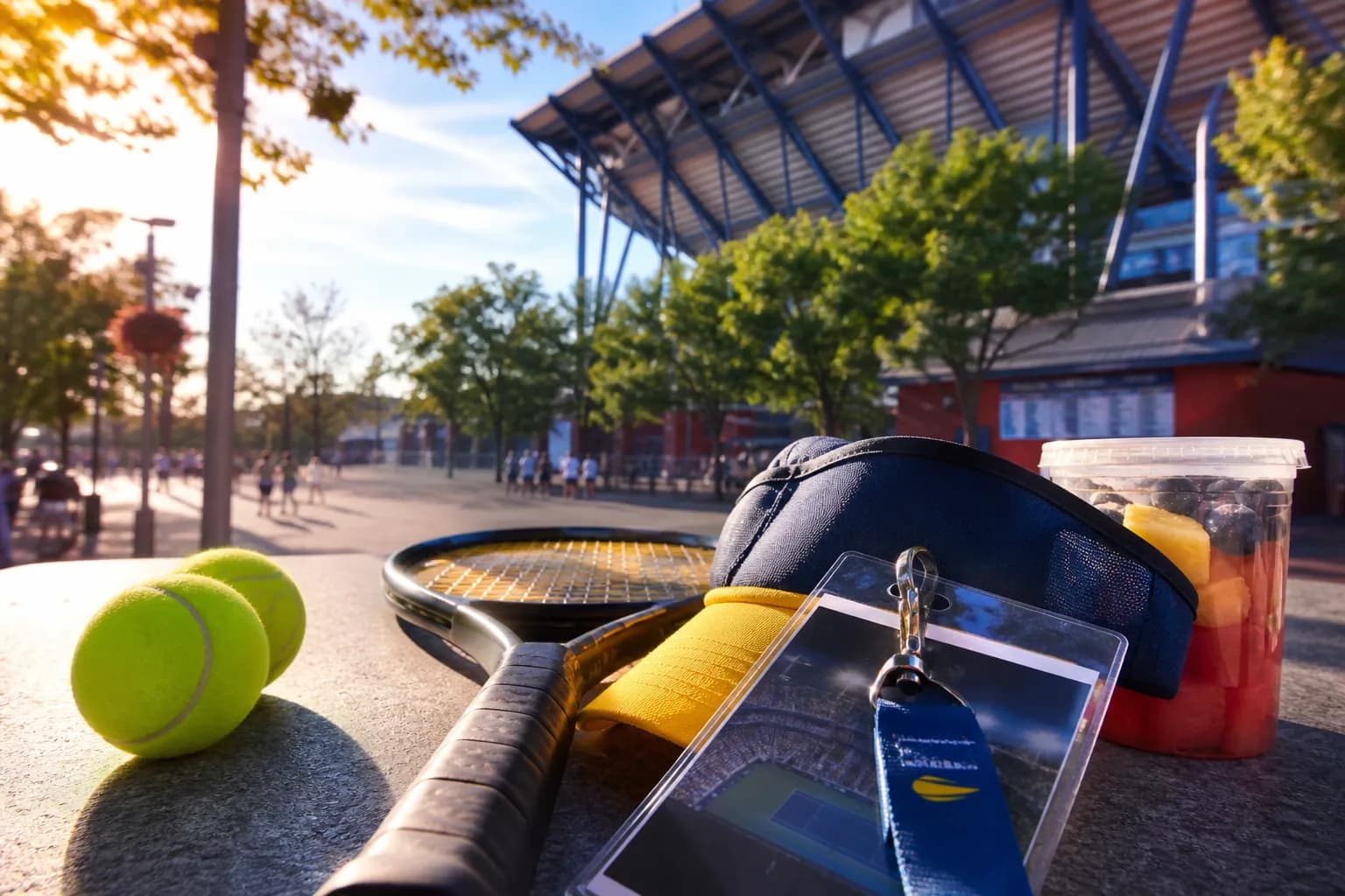 A bright New York local-life cover for PLTR Stock Data-Driven Ticket Budgeting For US Open 2026, with US Open 2026 tennis details.