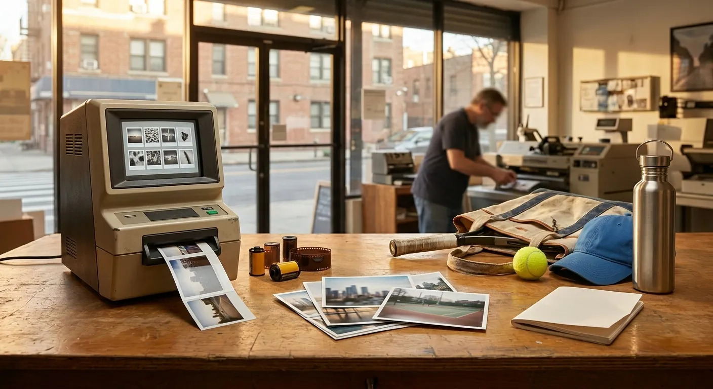 Bright New York local-life cover for Samara Weaving Film Photo Printing Near US Open Flushing.