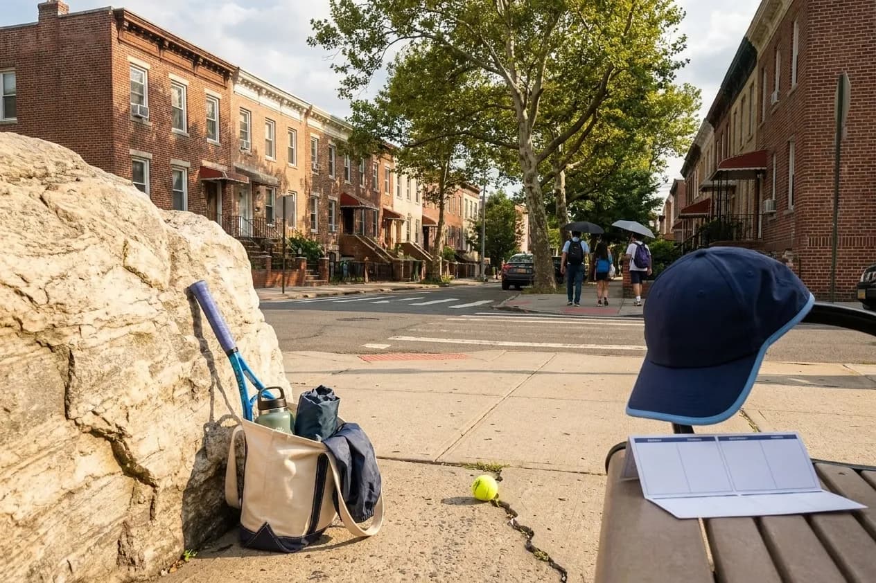 A bright Queens local-life scene connected to Wisconsin Tornado Lessons for US Open Weather Backup Plans.